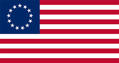 Betsy Ross 13-Stars American Flag